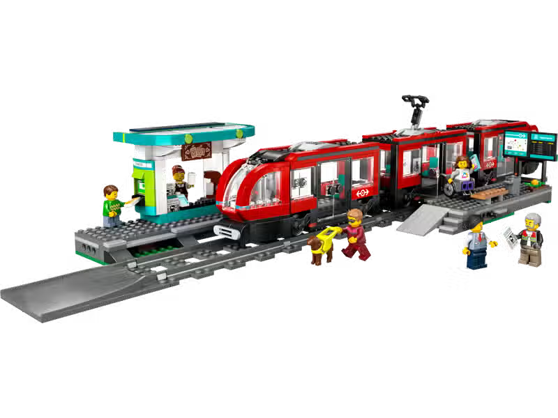 LEGO City Arrêt Tram et Centre Ville (60423)